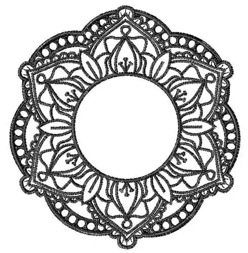 Trusted Brand Mandala Embroidery Design