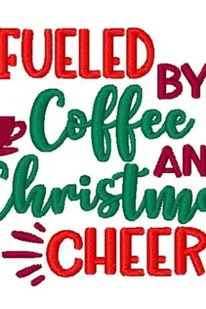 Coffee & Cheer Embroidery Design Editor’s Pick