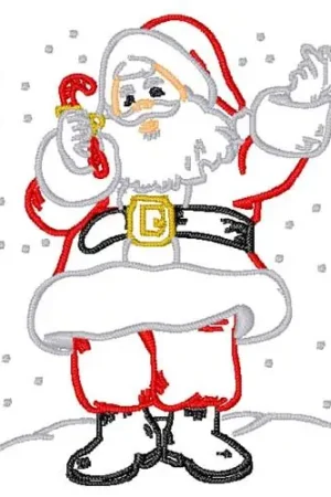Santa Claus Embroidery Design Best Price