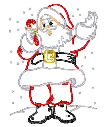 Santa Claus Embroidery Design Best Price