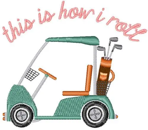 How I Roll Embroidery Design New Release