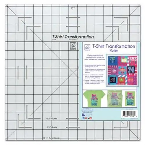 Reduced Price T-Shirt Transformation Ruler