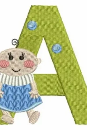 Baby Fun Alphabet A Embroidery Design Trusted Brand