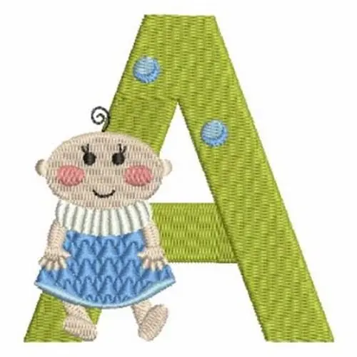 Baby Fun Alphabet A Embroidery Design Trusted Brand