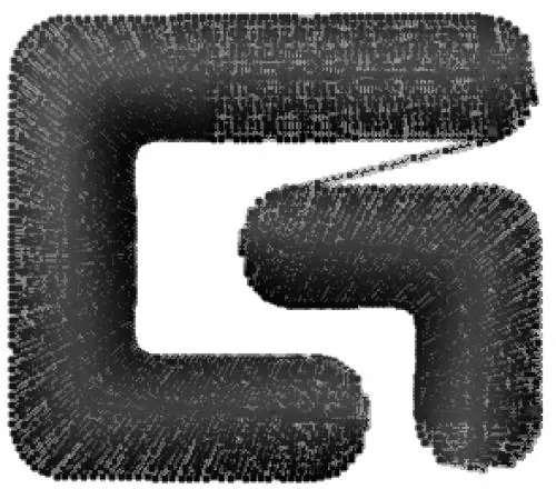 Abduct Font Uppercase G Embroidery Design Shop Now