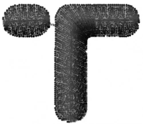 Abduct Font Uppercase T Embroidery Design Best Choice