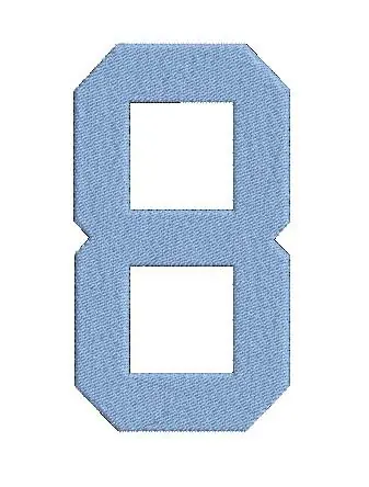 Viral College Block Plain 8 Embroidery Design