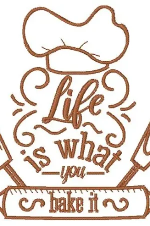 Mega Sale Bake Life Embroidery Design