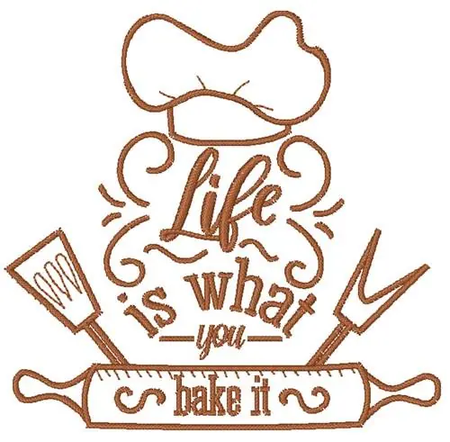 Mega Sale Bake Life Embroidery Design