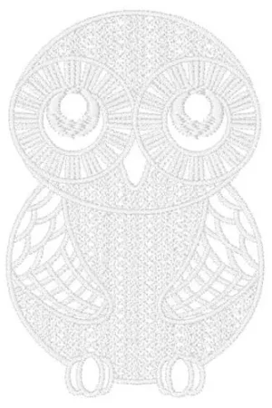 Decorative Owl Embroidery Design Limited Time