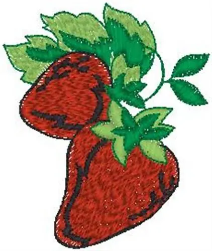 Shop Now Strawberry Embroidery Design