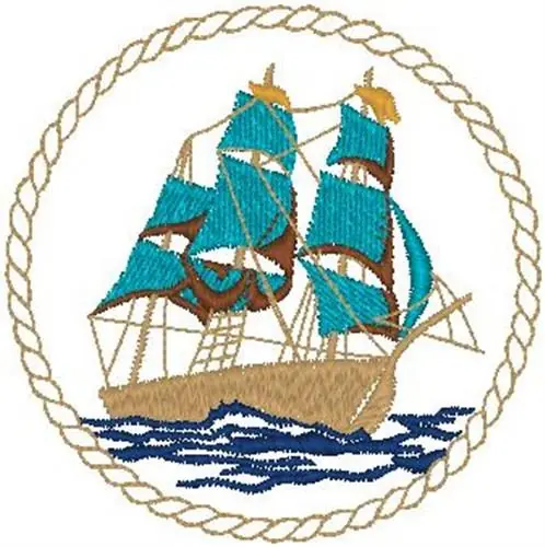 Special Discount Clipper Emblem Embroidery Design