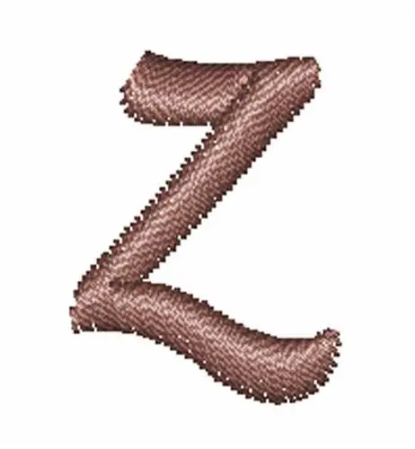 Trusted Brand Rose Alphabet Lowercas Z Embroidery Design