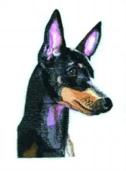 Manchester Terrier Embroidery Design Holiday Sale
