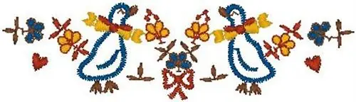 Limited Offer Ducks & Flowers Embroidery Design