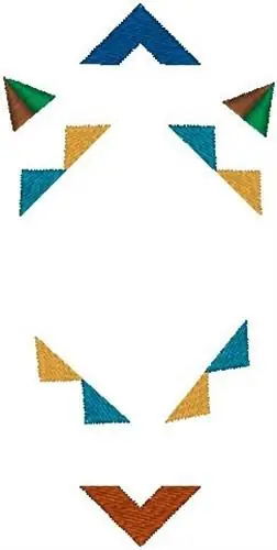 Top Rated Triangle Design Embroidery Design