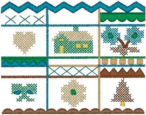 Free Shipping Home Border Embroidery Design