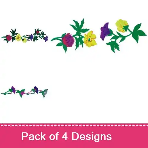Spring Florals Embroidery design pack by Balboa Threadworks, Embroidery Packs on EmbroideryDesigns.com Direct From Manufacturer