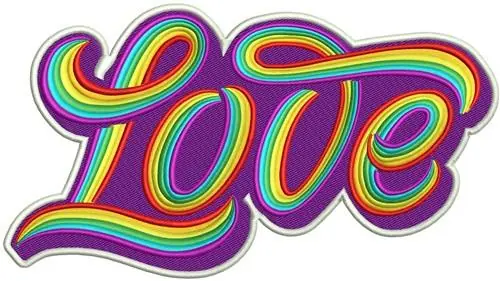 Love Embroidery Design Reduced Price