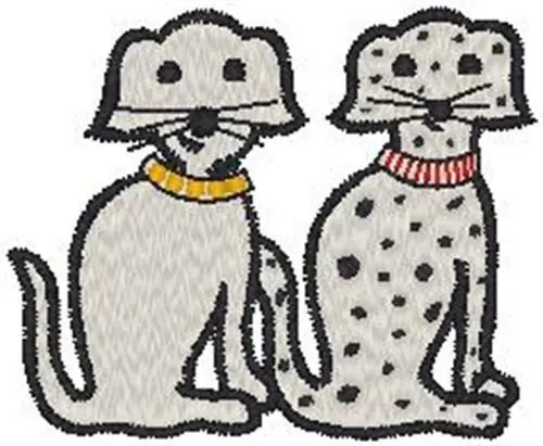 Puppies Embroidery Design Money Back Guarantee