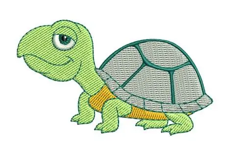 Bargain Turtle Embroidery Design