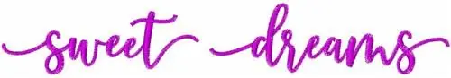 Sale Sweet Dreams Embroidery Design
