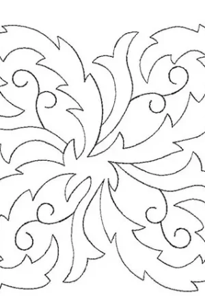 New Arrival Quilt Square Embroidery Design