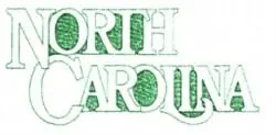 North Carolina Embroidery Design Limited Edition