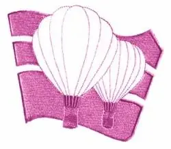 Flash Sale Hot Air Balloons Embroidery Design
