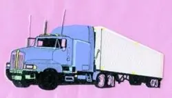 18 Wheeler Applique Embroidery Design Bargain