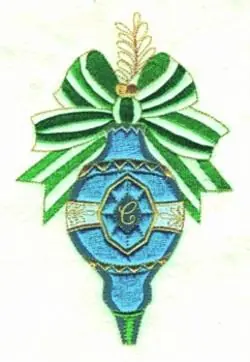 Free Delivery Ornament Embroidery Design