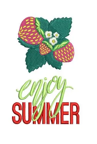 Price Drop Enjoy Summer Embroidery Design