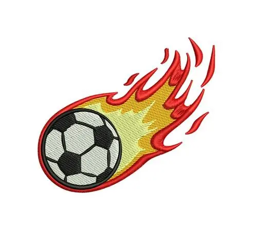 Best Choice Soccer Ball Embroidery Design