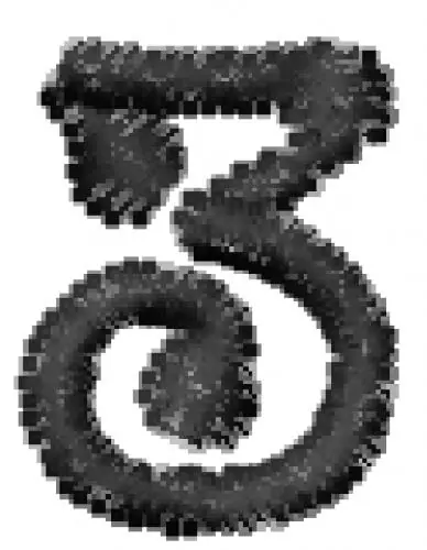 Jck Number 3 Embroidery Design Buy Direct