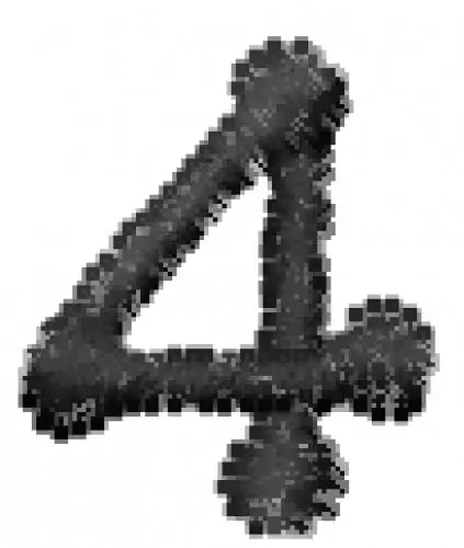 Jck Number 4 Embroidery Design Genuine