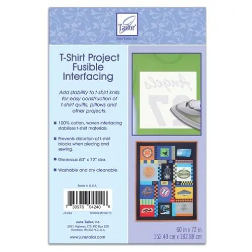 T-Shirt Project Fusible Interfacing Big Sale