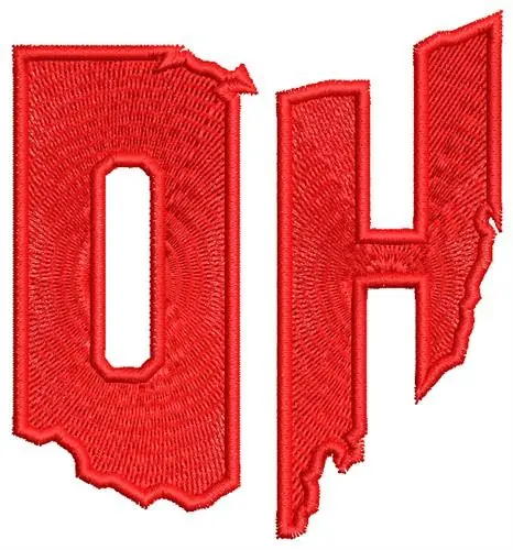 Big Sale Ohio Embroidery Design