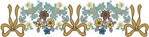 Mega Sale Floral Border Embroidery Design