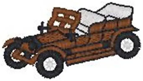 Antique Car Embroidery Design Grab Now