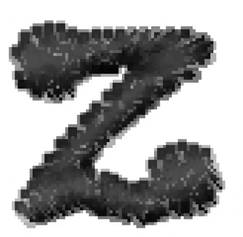 Jck Lowercase Z Embroidery Design Direct From Factory