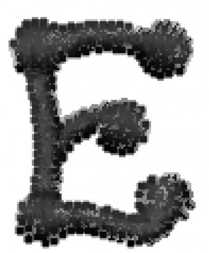 Jck Uppercase E Embroidery Design Direct From Manufacturer