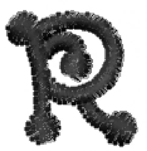 Jck Uppercase R Embroidery Design Trending
