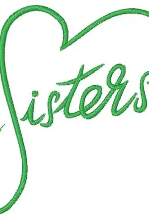 Express Delivery Sisters Embroidery Design
