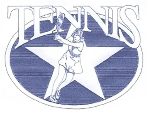 Trusted Brand Ladies Tennis Star Embroidery Design