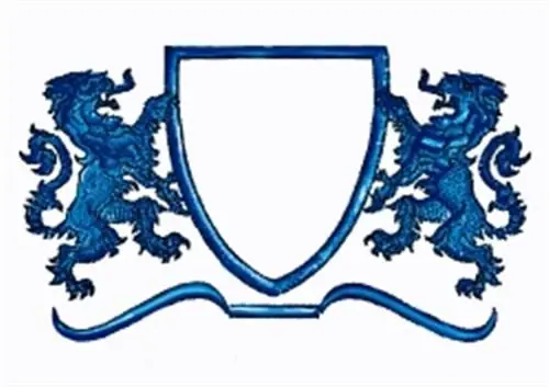 Price Drop Large Lion Crest Embroidery Design