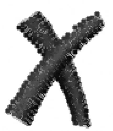 Ndl Uppercase X Embroidery Design Instant Buy