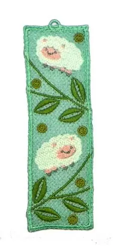 FSL Sheep Bookmark Embroidery Design Best Choice