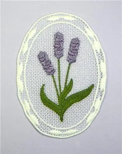 Lavender Flowers Embroidery Design Limited Edition