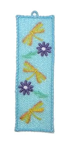 Order Now FSL Dragonfly Bookmark Embroidery Design
