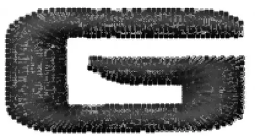 Qtm Uppercase G Embroidery Design Handmade